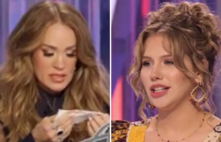 Carrie Underwood and Hannah Harper