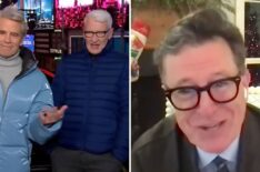 Stephen Colbert Reveals Lesson He Learned From 'Late Show' Cancellation in Wild, Drunken NYE Interview