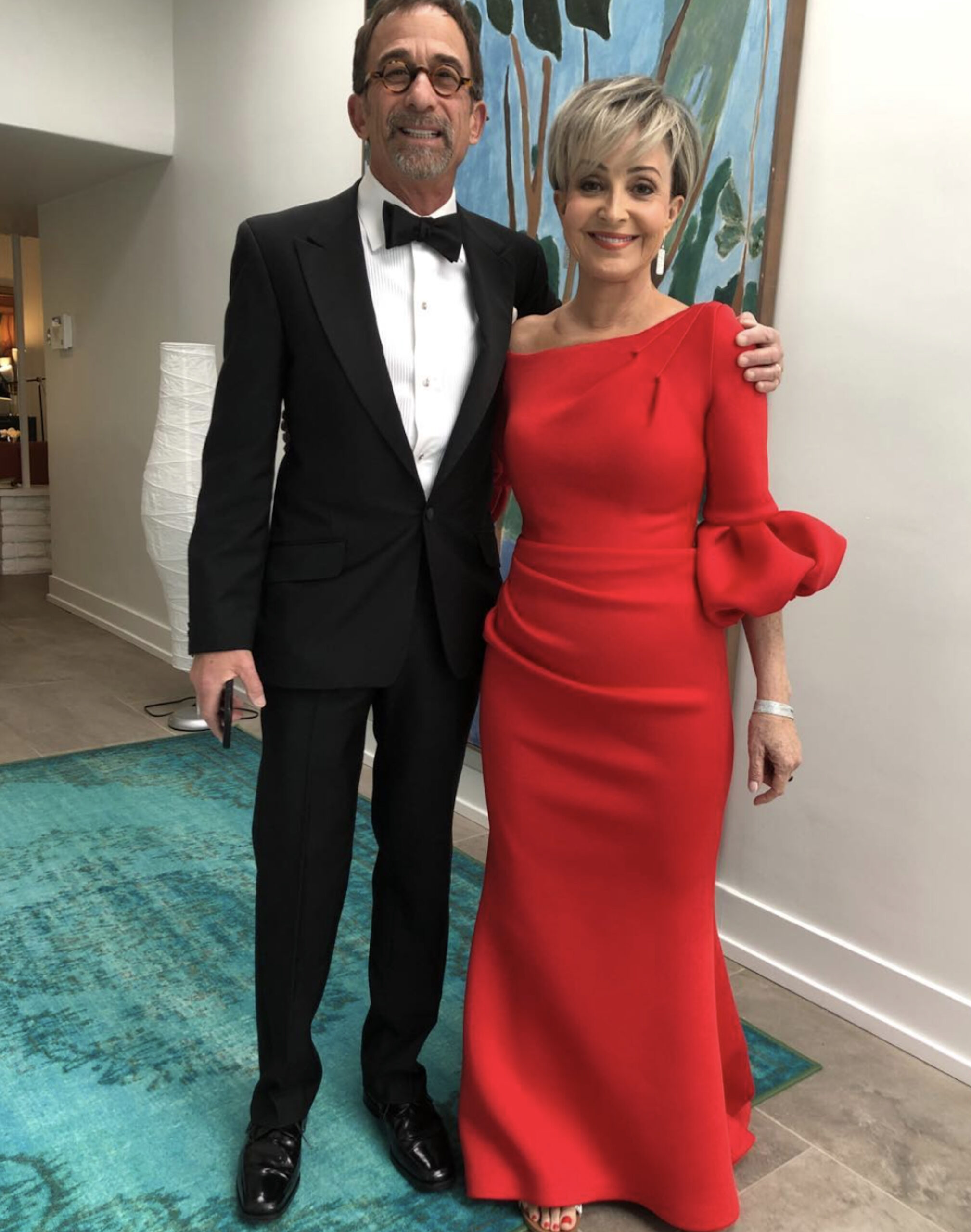 Annie Potts and James Hayman together