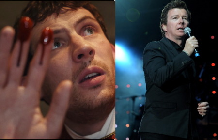 Josh O Connor in Wake Up Dead Man: A Knives Out Mystery/ Rick Astley