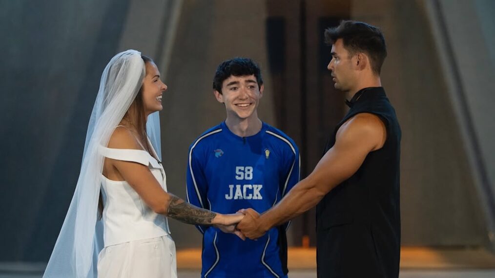 Jim and Monika getting married in 'Beast Games' season 2