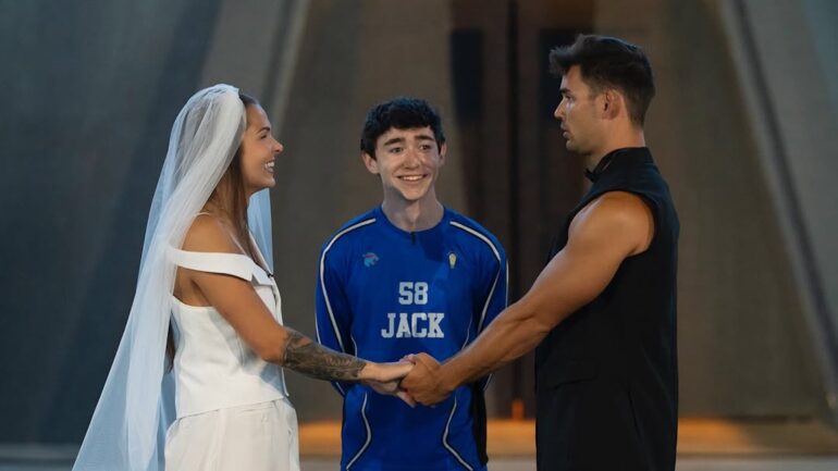 Jim and Monika getting married in 'Beast Games' season 2