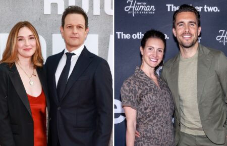 Josh Charles and Sophie Flack, Josh Segarra and Brace Rice together