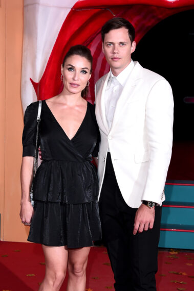 Bill Skarsgård (R) and Alida Morberg attend the 