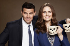 David Boreanaz and Emily Deschanel of 'Bones'