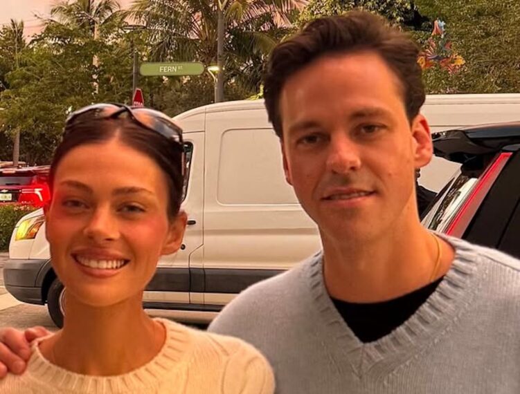 Brad Peltz, Nicola Peltz, and Brooklyn Beckham