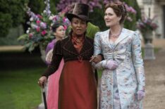 Adjoa Andoh and Ruth Gemmell in 'Bridgerton' Season 4