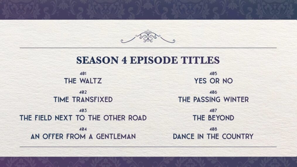 'Bridgerton' Season 4 episode titles