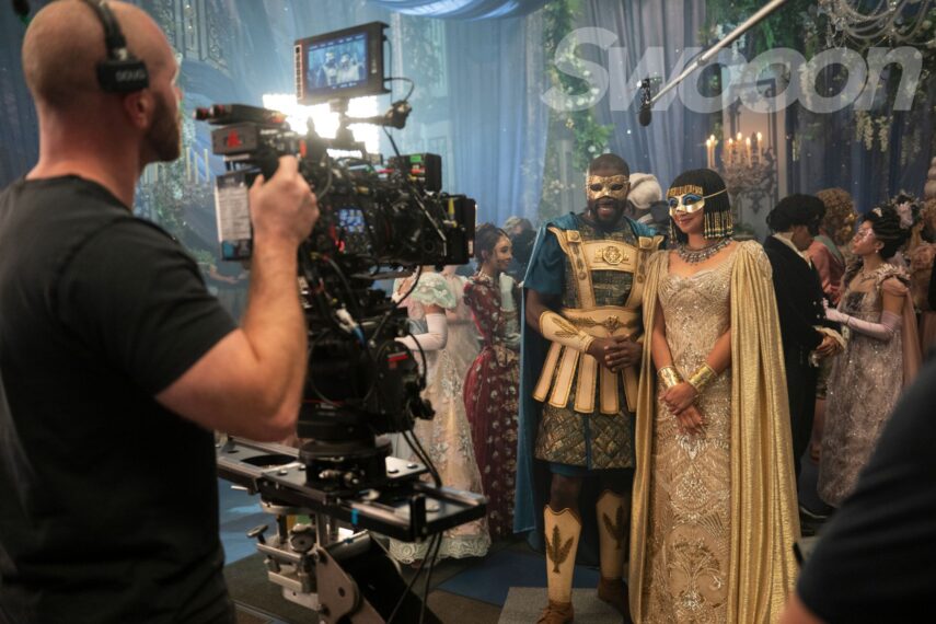 Martins Imhangbe and Emma Naomi for 'Bridgerton' Season 4