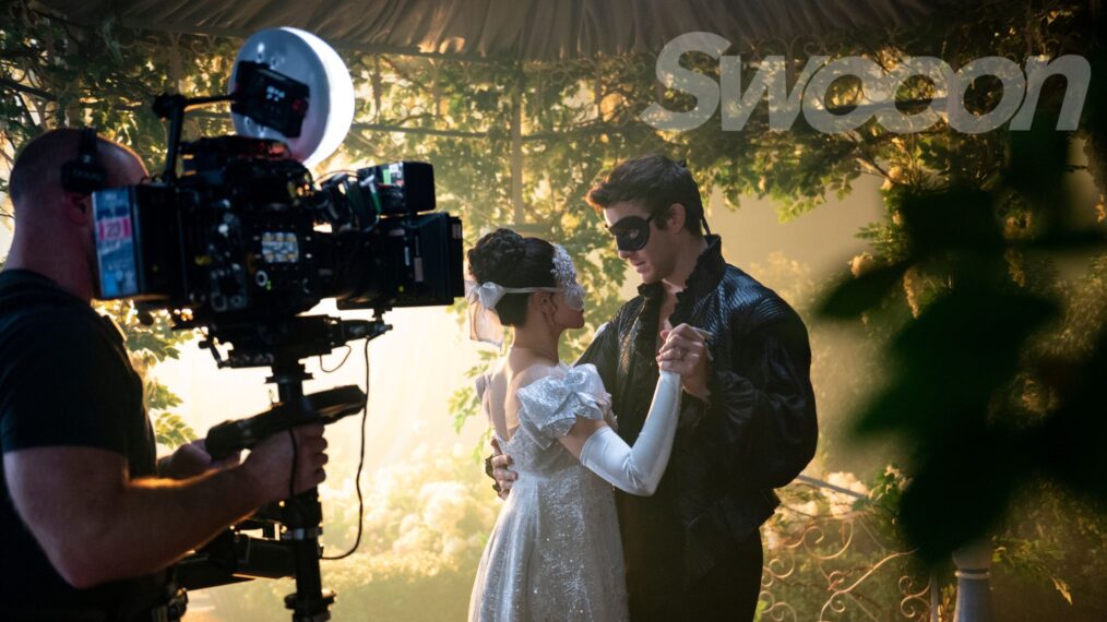 Yerin Ha and Luke Thompson for 'Bridgerton' Season 4