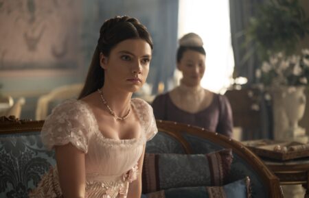 Florence Hunt as Hyacinth Bridgerton in episode 404 of Bridgerton