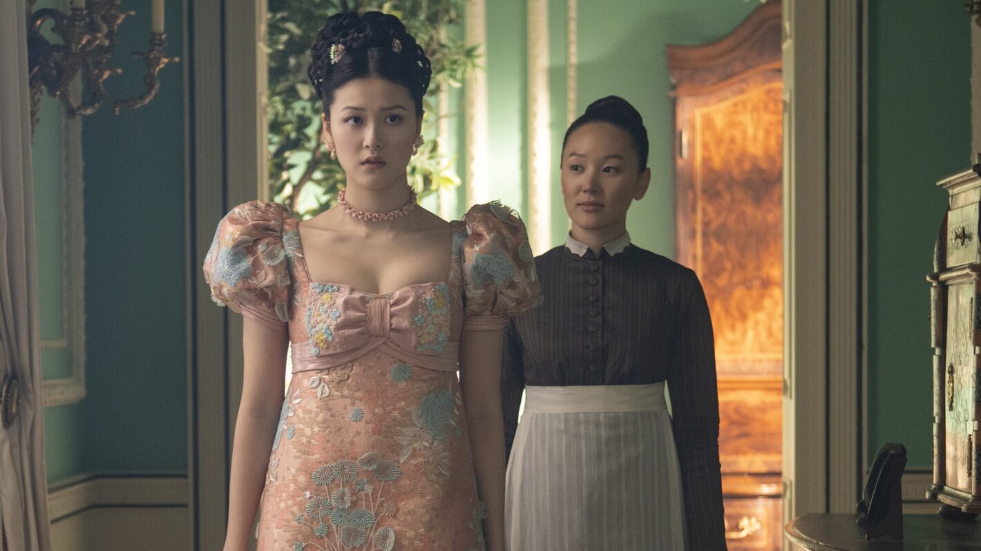 Isabella Wei and Yerin Ha in 'Bridgerton' Season 4