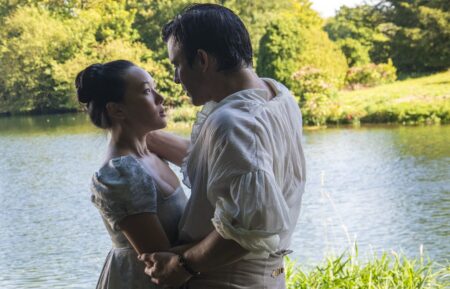 Yerin Ha and Luke Thompson in 'Bridgerton' Season 4