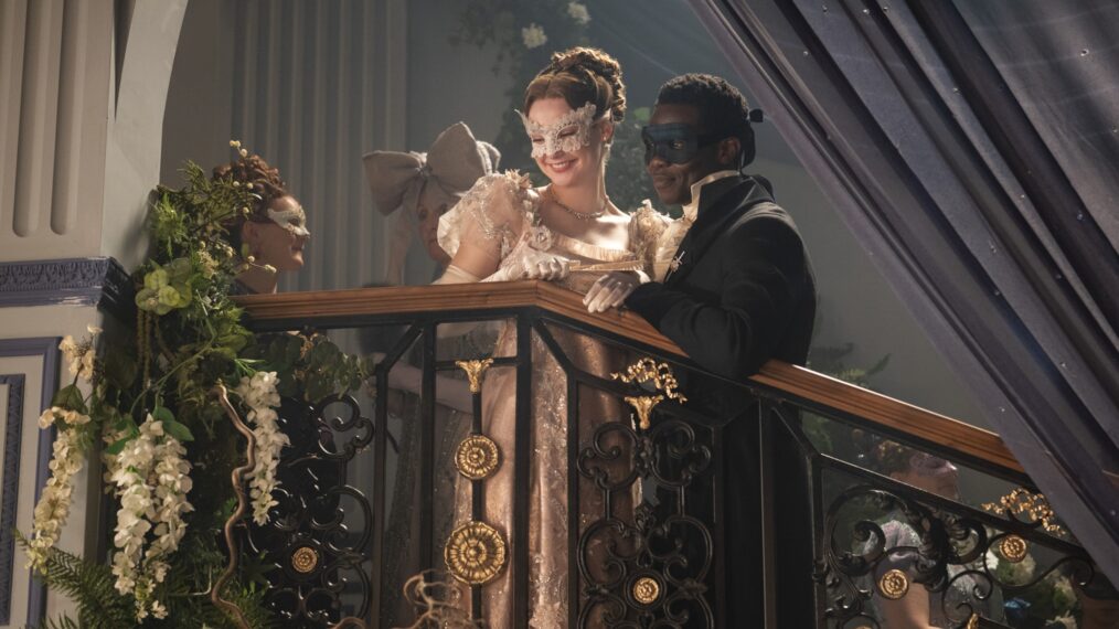 Hannah Dodd and Victor Alli in 'Bridgerton' Season 4