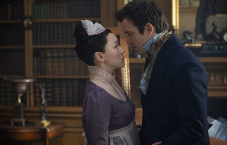 Yerin Ha and Luke Thompson in 'Bridgerton' Season 4