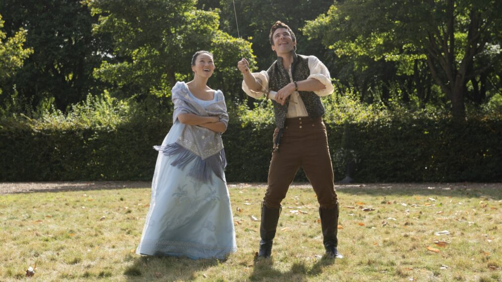 Yerin Ha and Luke Thompson in 'Bridgerton' Season 4