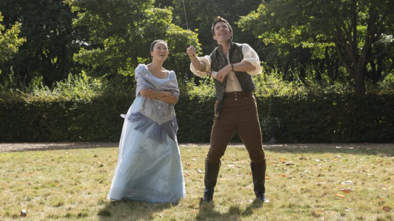 Yerin Ha and Luke Thompson in 'Bridgerton' Season 4