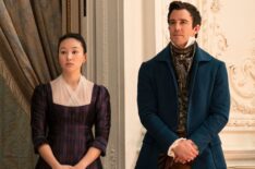 Yerin Ha and Luke Thompson in 'Bridgerton' Season 4