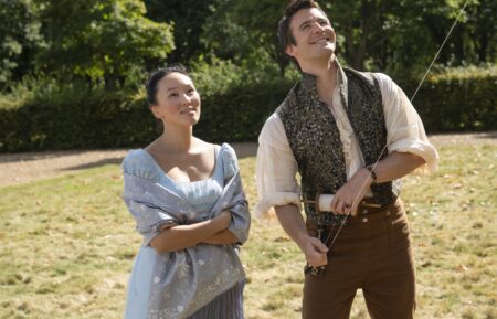 Yerin Ha and Luke Thompson in 'Bridgerton' Season 4