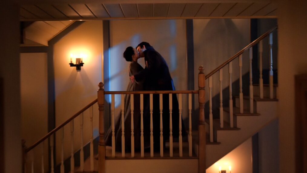 Yerin Ha and Luke Thompson in 'Bridgerton' Season 4