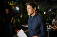 Tony Dokoupil anchoring 'CBS Evening News' from Doral, Florida