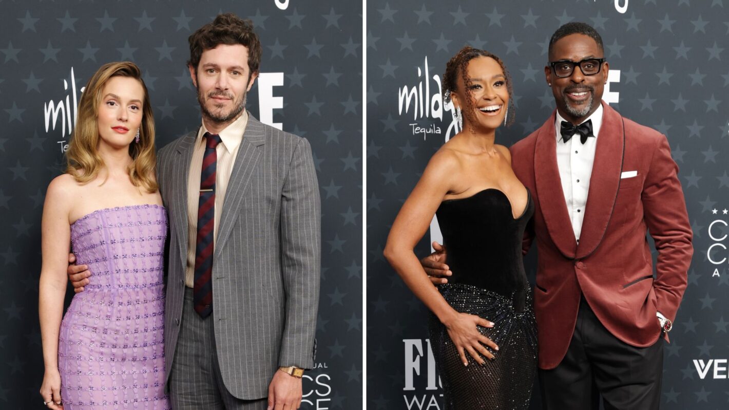 Leighton Meester and Adam Brody, Ryan Michelle Bathe and Sterling K Brown at the 2026 Critics Choice Awards