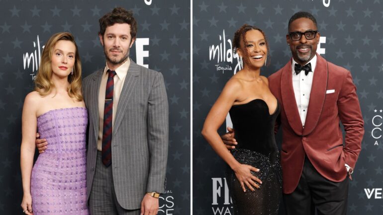 Leighton Meester and Adam Brody, Ryan Michelle Bathe and Sterling K Brown at the 2026 Critics Choice Awards