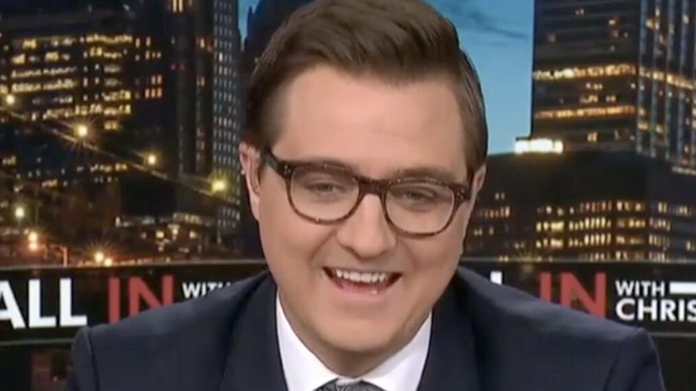 Chris Hayes Can’t Stop Laughing While Talking About Trump Accepting Donated Nobel Prize