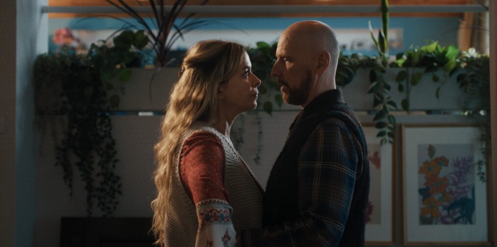 Eve Myles as Rebecca and Ewen Bremner as Tommy — 'Coldwater' Episode 4