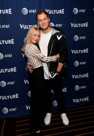 Cassie Randolph and Colton Underwood attend Vulture Festival Presented By AT&T at The Roosevelt Hotel on November 09, 2019 in Hollywood, California