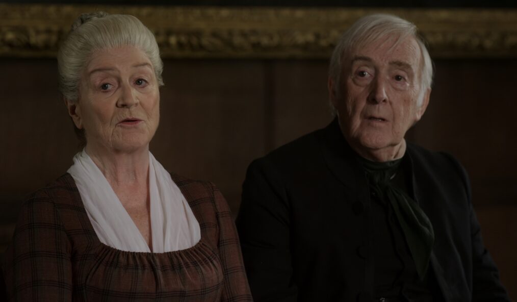 Billy Boyle and Susan Brown as Mr and Mrs Crabtree in 'Bridgerton' Season 4