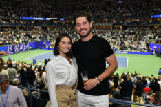 Paige DeSorbo and Craig Conover attend the Heineken suite at the US Open Tennis Championships at the USTA National Tennis Center in New York on September 06, 2022