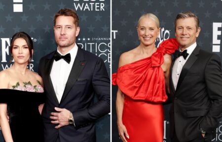 Justin Hartley, Sofia Pernas, Katherine LaNasa and Grant Show at the 2026 Critics Choice Awards
