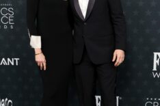 Sunrise Coigney and Mark Ruffalo attend the 31st Annual Critics Choice Awards at Barker Hangar on January 04, 2026 in Santa Monica, California.