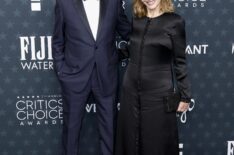 Ted Danson and Mary Steenburgen attend the 31st Annual Critics Choice Awards at Barker Hangar on January 04, 2026 in Santa Monica, California.