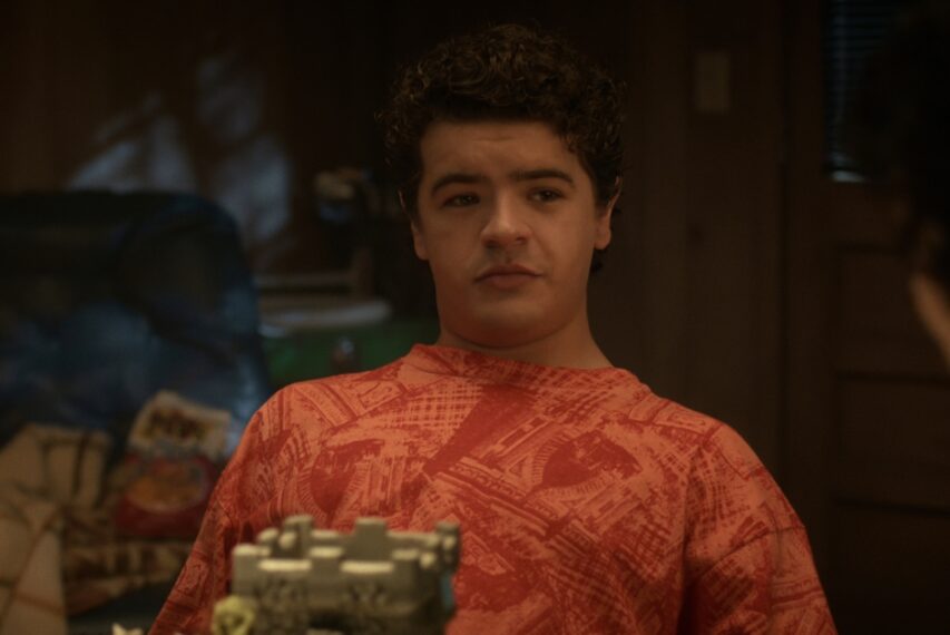 Gaten Matarazzo as Dustin in the 'Stranger Things' Season 5 finale