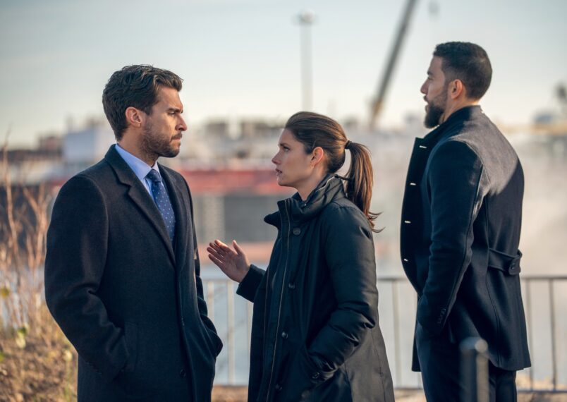 Josh Segarra as Nestor Vertiz, Missy Peregrym as Special Agent Maggie Bell and Zeeko Zaki as Special Agent Omar Adom 'OA' Zidan — 'FBI' Season 3 Episode 4 "Crazy Love"