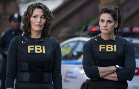 Alana De La Garza as Special Agent in Charge Isobel Castille and Missy Peregrym as Special Agent Maggie Bell — 'FBI' Season 8 Episode 6 
