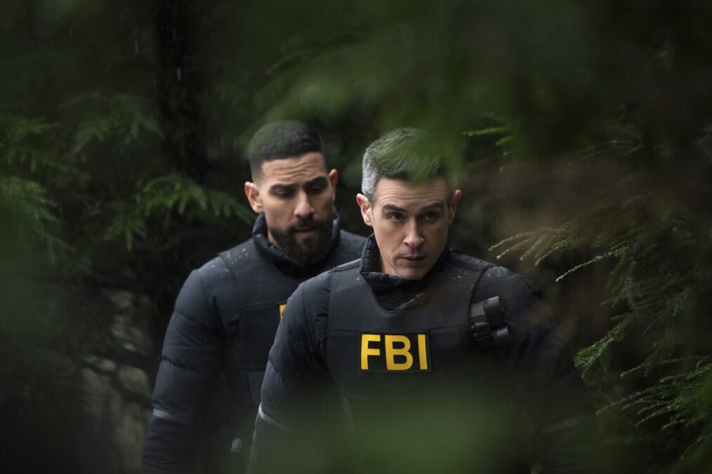 Zeeko Zaki as Special Agent Omar Adom ‘OA’ Zidan and John Boyd as Special Agent Stuart Scola — 'FBI' Season 8 Episode 11 