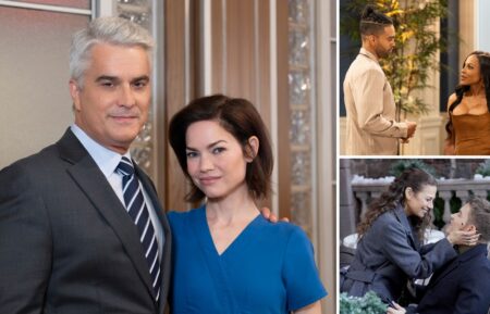 Rebecca Herbst and Rick Hearst on 'General Hospital'; Tamara Braun and Lucas Adams on 'The Young and the Restless,' Marquita Goings and David Lami Friebe on 'Beyond the Gates'