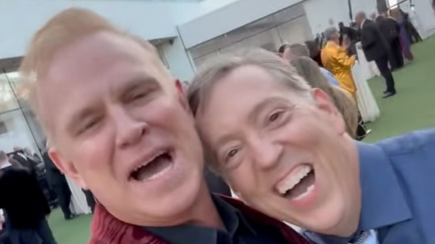 Game Show Announcers George Gray and Jim Thornton Have Rare Meetup