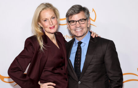 Alexandra Wentworth and George Stephanopoulos attend the 2025 A Funny Thing Happened On The Way To Cure Parkinson's on November 15, 2025