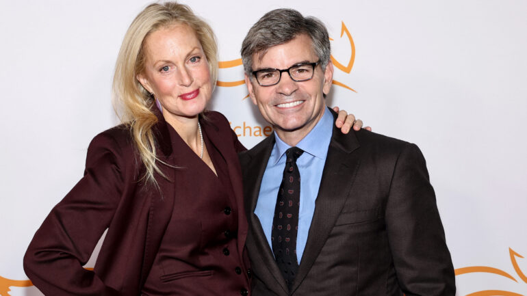 Alexandra Wentworth and George Stephanopoulos attend the 2025 A Funny Thing Happened On The Way To Cure Parkinson's on November 15, 2025