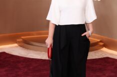 Amy Poehler on the Golden Globes 2026 Red Carpet