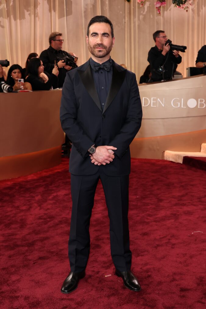Brett Goldstein on the Golden Globes 2026 red carpet