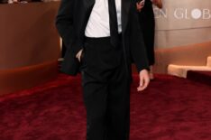 Connor Storrie on the Golden Globes 2026 red carpet