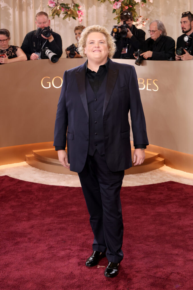 Fortune Feimster on the Golden Globes 2026 Red Carpet