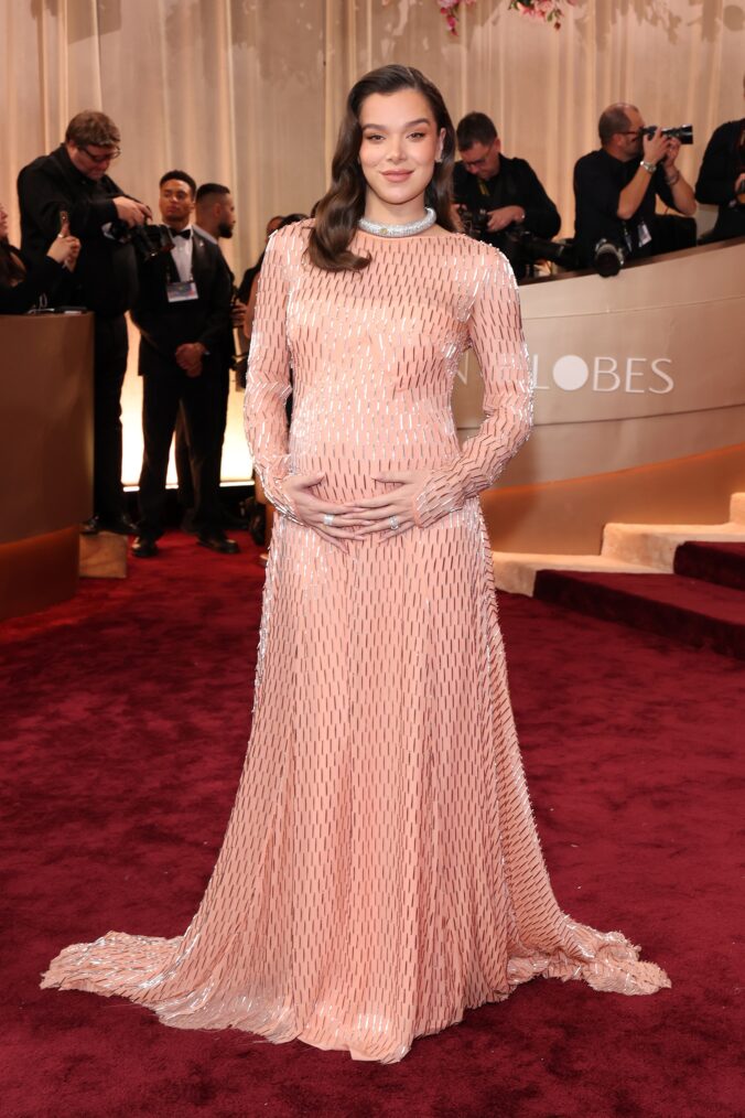Hailee Steinfeld on the Golden Globes 2026 Red Carpet