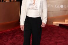 Hudson Williams on the Golden Globes 2026 Red Carpet