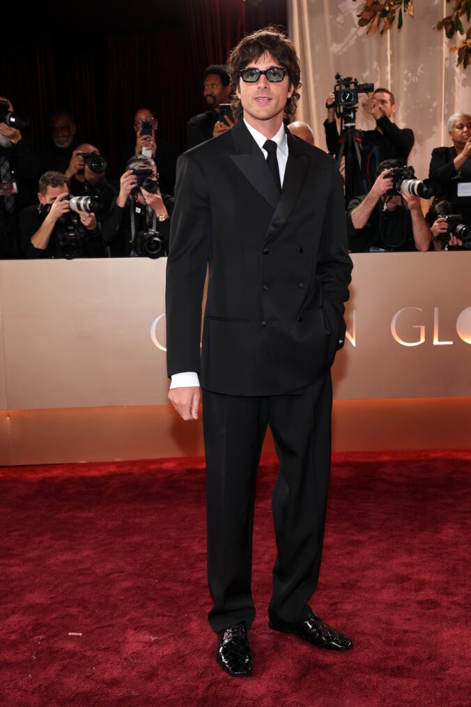 Jacob Elordi on the Golden Globes 2026 Red Carpet